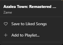 Context Menu Feature